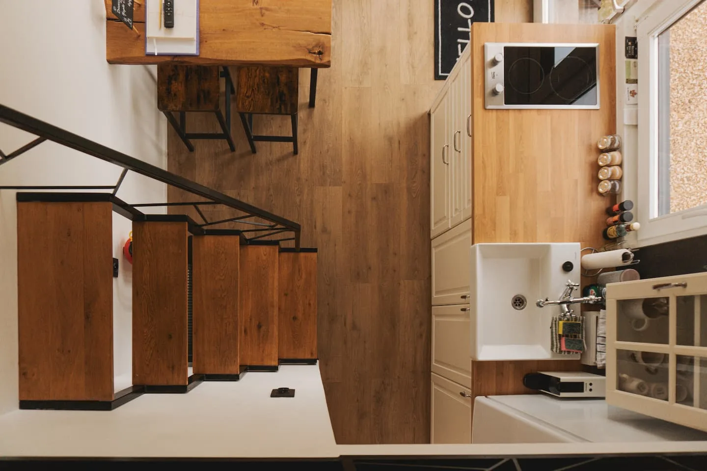 salon cuisine Profondeville tiny house